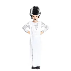 Disfrazzes Disfraces Infantiles^Disfraz de Novia Monster en Blanco para Niñas y Adolescentes