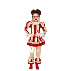 Disfrazzes Disfraces Infantiles|Disfraces Halloween Niña^Disfraz de Payasa a Rayas para niña