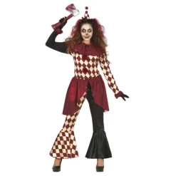 Discount Disfraz de Payasa del Horror a cuadros para mujer Mujer Disfraces Mujer|Disfraces Halloween Mujer