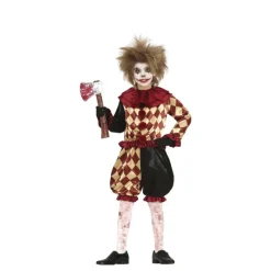 Best Disfraz de Payaso del Horror Sangriento para niño Disfraces Infantiles|Disfraces Halloween Niño