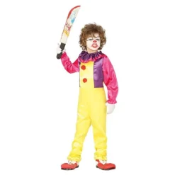 Disfrazzes Disfraces Infantiles|Disfraces Halloween Niño^Disfraz de Payaso Maléfico Amarillo para niño