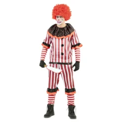 Hombre Disfrazzes Disfraces Hombre|Disfraces Halloween Hombre^Disfraz de Payaso Sangriento Rojo para hombre