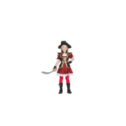 Disfrazzes Disfraces Infantiles^Disfraz de Pirata a rayas para niña