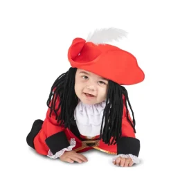 Disfrazzes Disfraces Infantiles|Disfraces Disney^Disfraz de Pirata Garfio Rojo para Bebé y Niña
