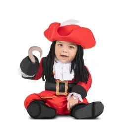 Disfrazzes Disfraces Infantiles|Disfraces Disney^Disfraz de Pirata Garfio Rojo para Bebé y Niña