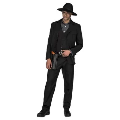 Hombre Disfrazzes Disfraces Hombre|Disfraces Cine^Disfraz de Pistolero Oscuro para hombre