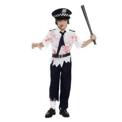 Disfrazzes Disfraces Infantiles|Disfraces Halloween Niño^Disfraz de Policía Zombie para niño
