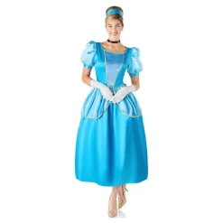 Mujer Disfrazzes Disfraces Mujer|Disfraces Disney^Disfraz de Princesa Azul Celeste de Cuento para Mujer