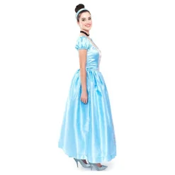 Mujer Disfrazzes Disfraces Mujer|Disfraces Disney^Disfraz de Princesa Azul de Cuento de Hadas para mujer