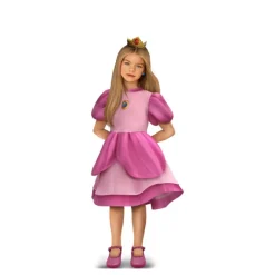 Online Disfraz de Princesa Rosa con Broche para Niña Disfraces Infantiles|Disfraces Videojuegos
