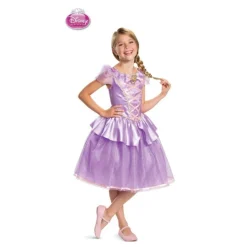 Disfrazzes Disfraces Infantiles|Disfraces Disney^Disfraz de Rapunzel Disney Enredados Deluxe para niña