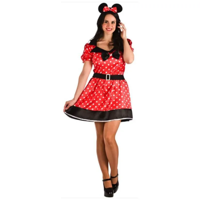 Mujer Disfrazzes Disfraces Mujer|Disfraces Disney^Disfraz de Ratoncita Minnie Mouse vintage