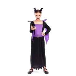 New Disfraz de Reina Malvada con Cuernos para Niña Disfraces Infantiles|Disfraces Disney