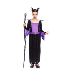 New Disfraz de Reina Malvada con Cuernos para Niña Disfraces Infantiles|Disfraces Disney