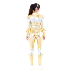 New Disfraz de Robot Woman Estelar Dorado para mujer Mujer Disfraces Mujer|Disfraces Dc