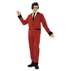 Hombre Disfrazzes Disfraces Hombre|Disfraces Cine^Disfraz de Rockabilly rojo para hombre