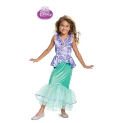 Discount Disfraz de Sirenita Ariel Disney Deluxe para niña Disfraces Infantiles|Disfraces Disney