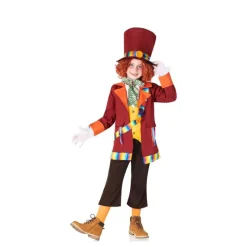 Discount Disfraz de Sombrerero Loco Burdeos para Niño Disfraces Infantiles|Disfraces Disney