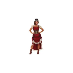 Mujer Disfrazzes Disfraces Mujer^Disfraz de Steampunk Granate para mujer