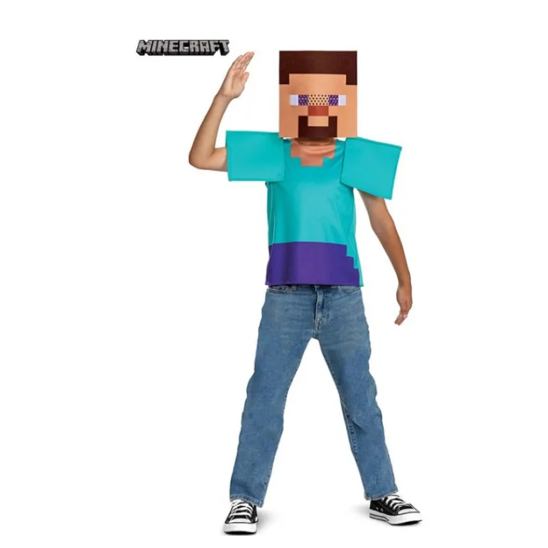 Disfrazzes Disfraces Infantiles|Disfraces Videojuegos^Disfraz de Steve Minecraft para Niños