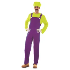Disfraz de Super Mario Amarillo para hombre Hombre Disfraces Hombre|Disfraces Videojuegos