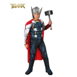 Sale Disfraz de Thor musculoso con capa deluxe para niño Disfraces Infantiles|Disfraces Marvel