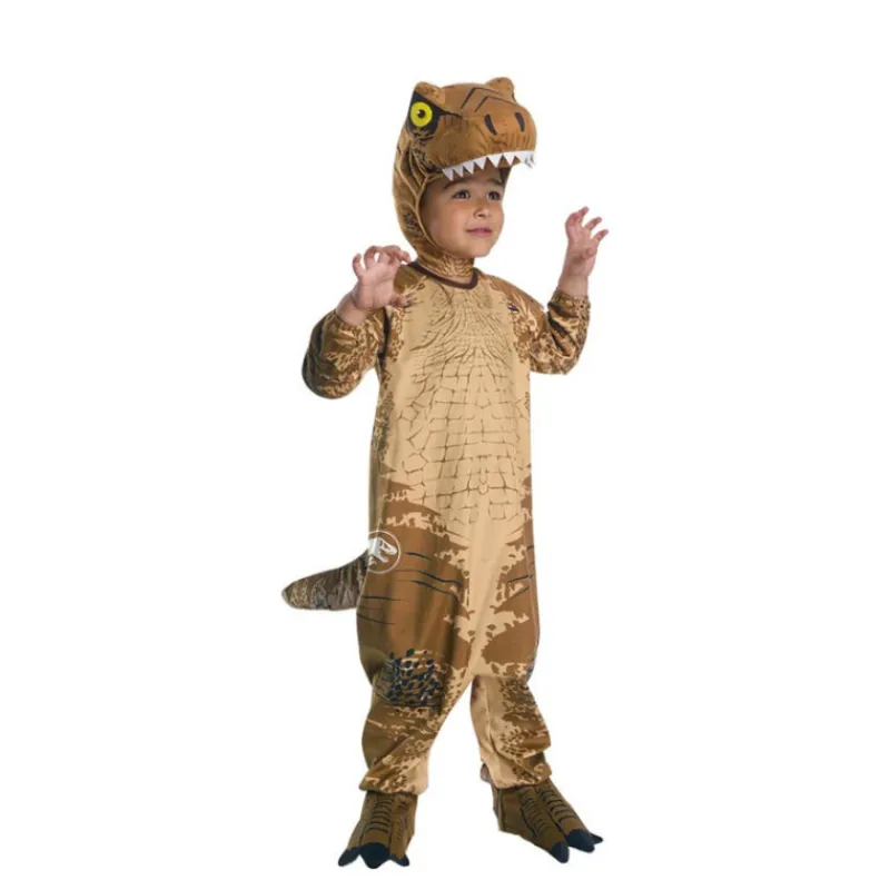 Disfrazzes Disfraces Infantiles|Disfraces Cine^Disfraz de T-Rex Deluxe Preschool Marrón para Niños
