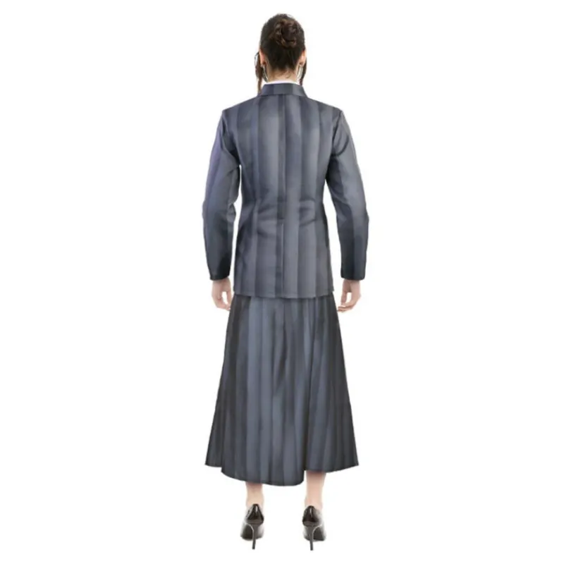 New Disfraz de Uniforme Rayas Miércoles para Mujer Mujer Disfraces Mujer