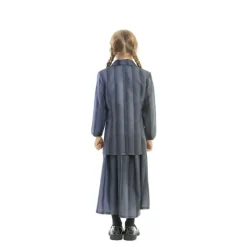 Disfrazzes Disfraces Infantiles^Disfraz de Uniforme Rayas Miércoles para Niña y Adolescente