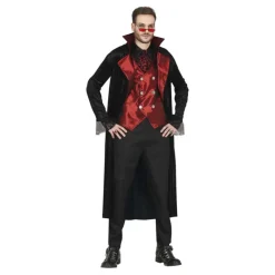New Disfraz de Vampiro Maligno con chaleco rojo para hombre Hombre Disfraces Hombre|Disfraces Halloween Hombre
