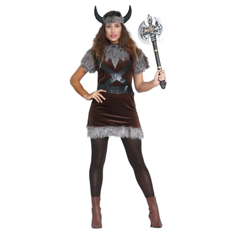 Mujer Disfrazzes Disfraces Mujer|Disfraces Medievales Y Vikingos ^Disfraz de Vikinga para mujer