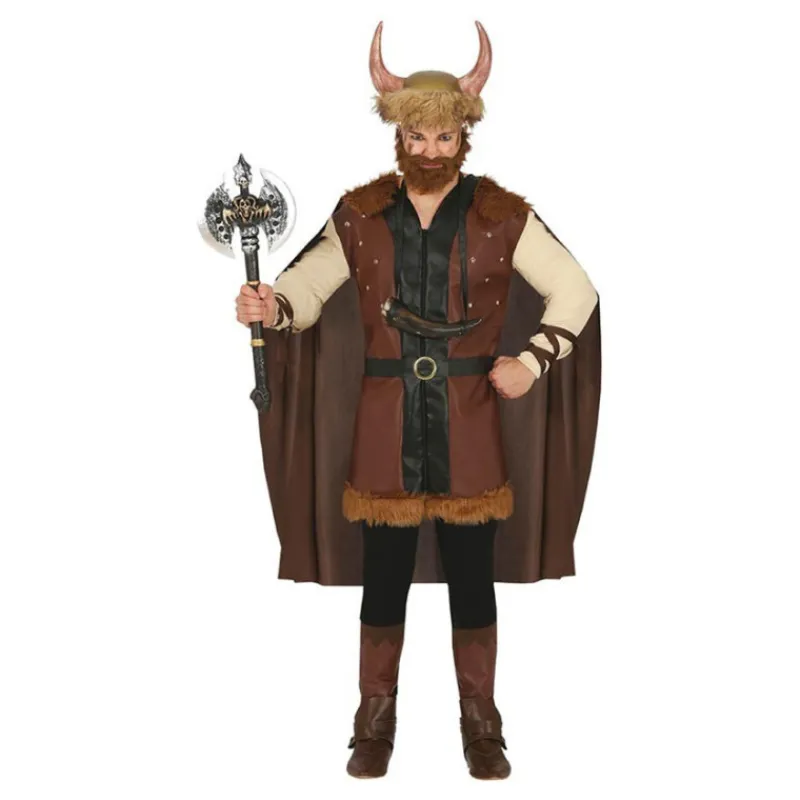 Discount Disfraz de Vikingo Marrón para hombre Hombre Disfraces Hombre|Disfraces Medievales Y Vikingos