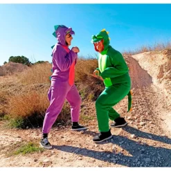Best Disfraz Dinosaurio Lila para mujer Mujer Disfraces Mujer
