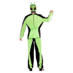 Hombre Disfrazzes Disfraces Hombre^Disfraz Doble de Hombre de Negro y Alien para hombre