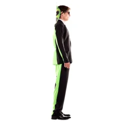 Hombre Disfrazzes Disfraces Hombre^Disfraz Doble de Hombre de Negro y Alien para hombre