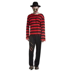 Hombre Disfrazzes Disfraces Hombre|Freddy Krueger^Disfraz Freddy Krueger arañazos básico
