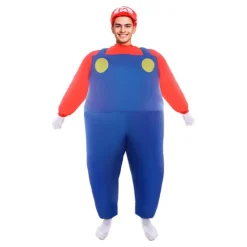 Outlet Disfraz Hinchable de Super Mario para Adulto Disfraces Unisex|Disfraces Videojuegos