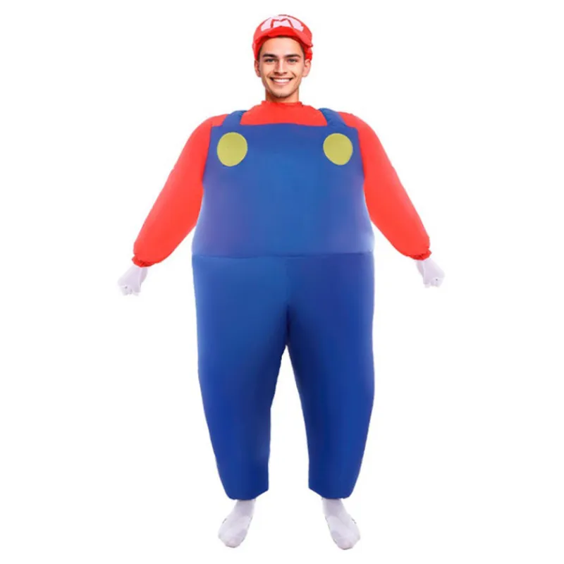 Outlet Disfraz Hinchable de Super Mario para Adulto Disfraces Unisex|Disfraces Videojuegos