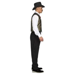 Disfraz o Chaleco de Vaquero con estampado para hombre Prendas Accesorias Para Disfraces