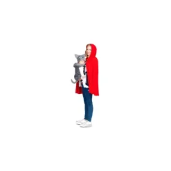 Discount Disfraz Pack Caperucita y Lobito con Cubremochila para bebé y adulto Disfraces Unisex