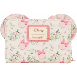 Loungefly Películas Y Personajes De Disney ·Mickey & Minnie|Bolsos Y Carteras Disney^Disney by Monedero Minnie Mouse Floral de Cuero PU