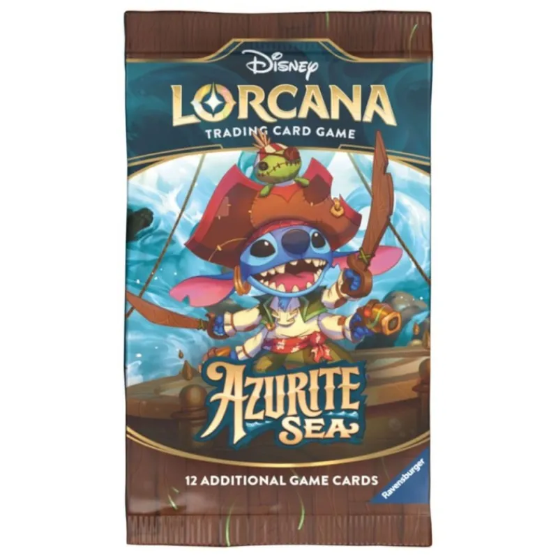 Otros Fabricantes Más Regalos De Disney|Películas Y Personajes De Disney ·Mickey & Minnie^Disney Lorcana TCG Azurite Sea sobre de cartas