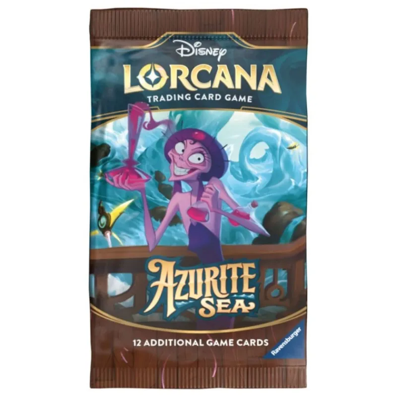 Otros Fabricantes Más Regalos De Disney|Películas Y Personajes De Disney ·Mickey & Minnie^Disney Lorcana TCG Azurite Sea sobre de cartas