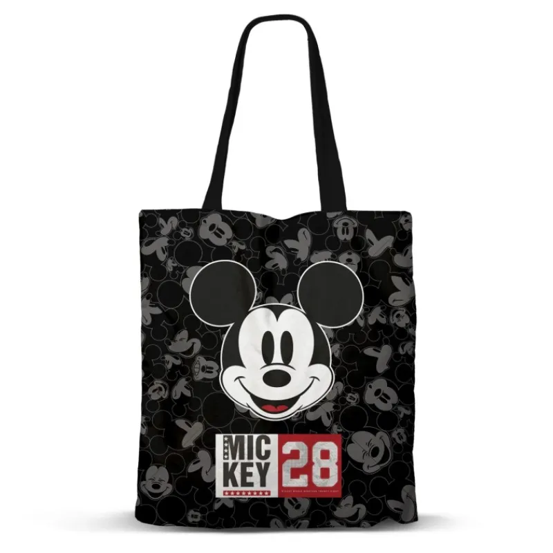 KaracterMania Películas Y Personajes De Disney ·Mickey & Minnie^Disney Mickey Mouse Year Bolsa de la Compra Shopping FAN, Negro