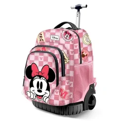 New Disney Minnie Mouse Journey Mochila Trolley GTS FAN, Rosa Películas Y Personajes De Disney ·Mickey & Minnie
