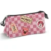Clearance Disney Minnie Mouse Journey Estuche Portatodo Triple Películas Y Personajes De Disney ·Mickey & Minnie