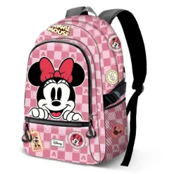 KaracterMania Películas Y Personajes De Disney ·Mickey & Minnie^Disney Minnie Mouse Mochila Rosa con Compartimento Acolchado