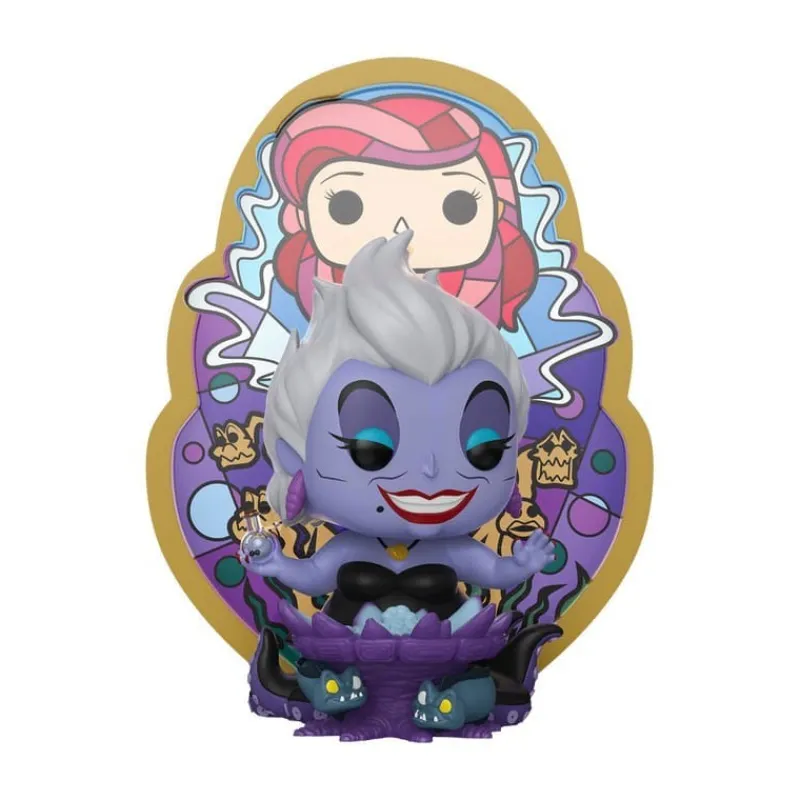 Hot Disney POP! Deluxe Figura de Vinilo Ursula 9 cm Películas Y Personajes De Disney ·La Sirenita Ariel Y Flounder|Películas Y Personajes De Disney ·Villanas Disney