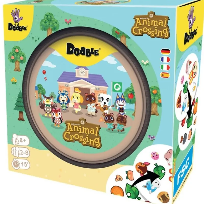 Juegos Juguetes, Figuras Y Más Regalos Para Peques|Juegos, Peluches Y Chuches ^Dobble Animal Crossing - Juego de Cartas Zygomatic