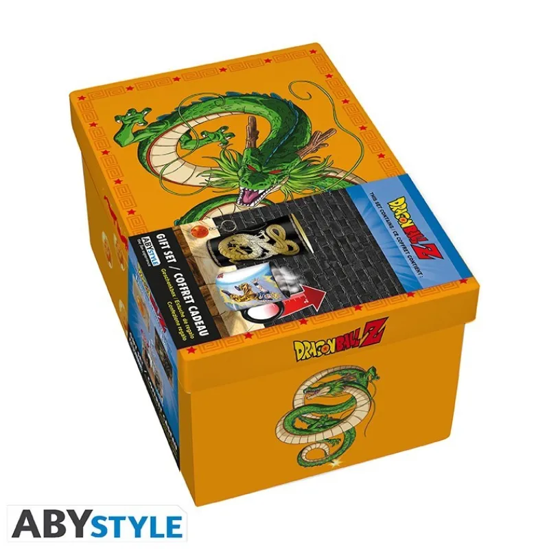 Best Dragon Ball - Pack Premium: Vaso Grande, Llavero 3D y Taza Termosensible Figuras Dragon Ball